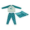 Modern Kids Boys Long Sleeve Pajama Set with Bonus Blanket, Sizes 4-14