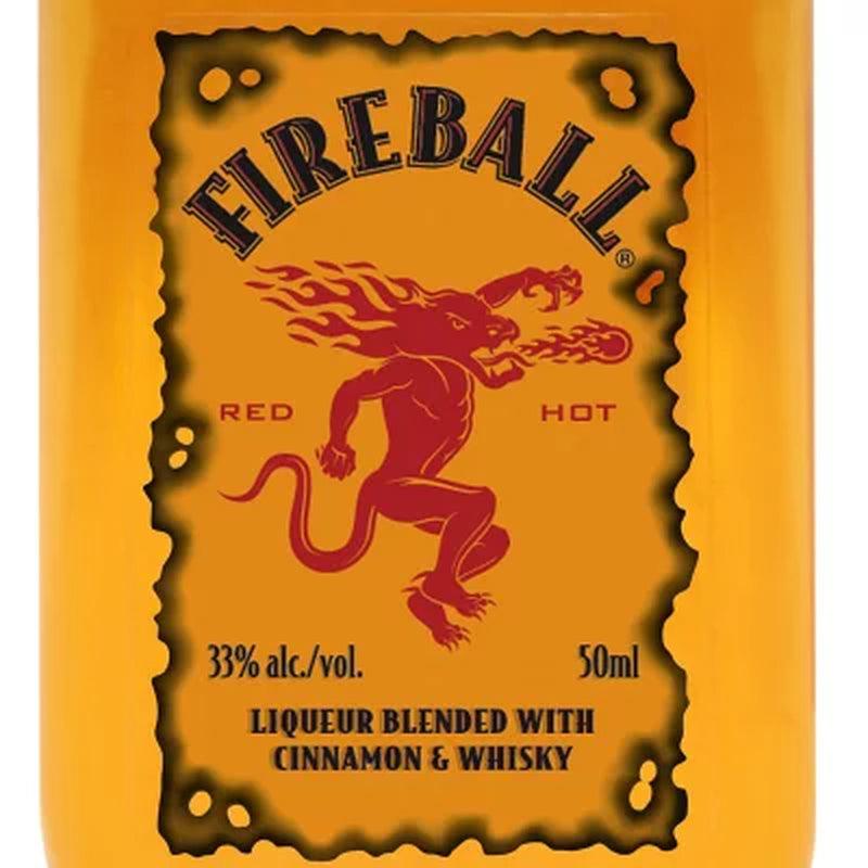 Fireball Cinnamon Whiskey Candy Cane (50 Ml Bottle, 10 Pk.)