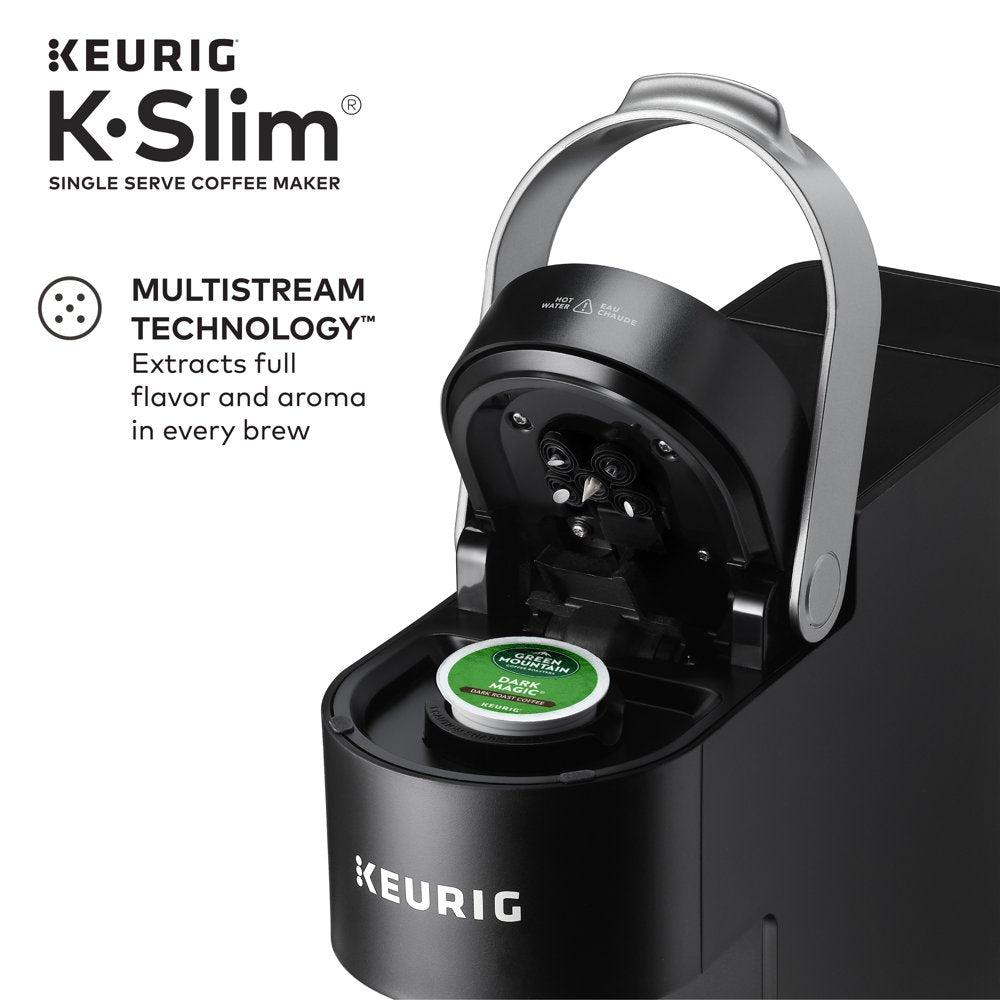 Keurig K-Slim Single-Serve K-Cup Pod Coffee Maker, Black