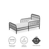 Monarch Hill Ivy Metal Toddler Bed, Graphite Gray