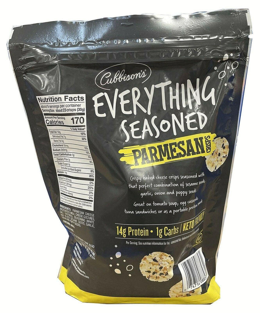 Cubbison’S Everything Seasoned Parmesan Criisps 9 Oz