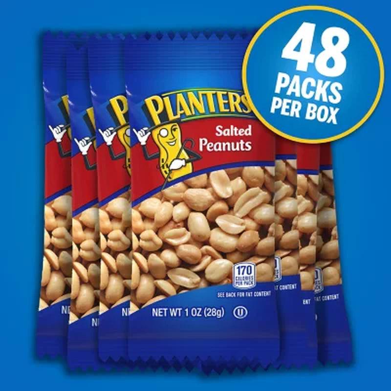 Planters Salted Peanuts, Single-Serve Packs (1 Oz., 48 Pk.)