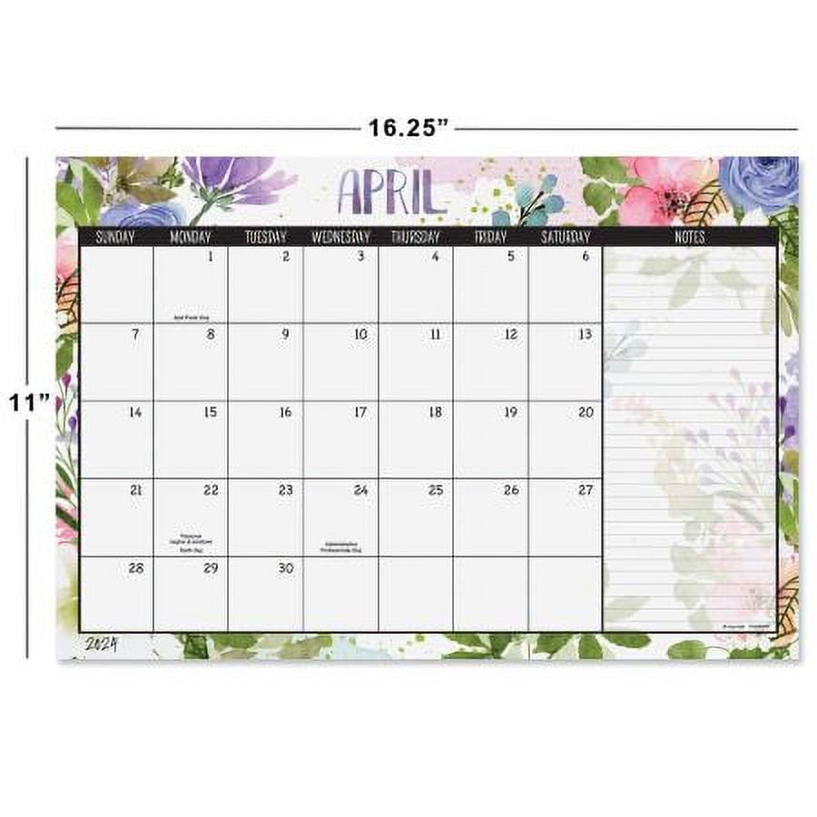 2024-2025 Meadow Dance Desk Calendar Pad, 11-Inch X 16-1/4-Inch Size, Large 24-Month Bookstore-Quality Calendars for Kitchen & Office, by Current