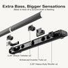 ULTIMEA 2.2Ch Sound Bar for TV, Built-In Dual Subwoofer, 2 in 1 Separable Bluetooth 5.3 Soundbar , Bassmax Adjustable TV Surround Sound Bar, Hdmi-Arc/Optical/Aux Home Theater Speakers, Wall Mount