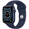 Restored Apple Watch Series 6, GPS + Cellular, 44MM, Blue - Aluminum Case - Deep Navy Sport Band (Refurbished)