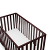 Storkcraft Sunset 4 in 1 Convertible Baby Crib, Espresso