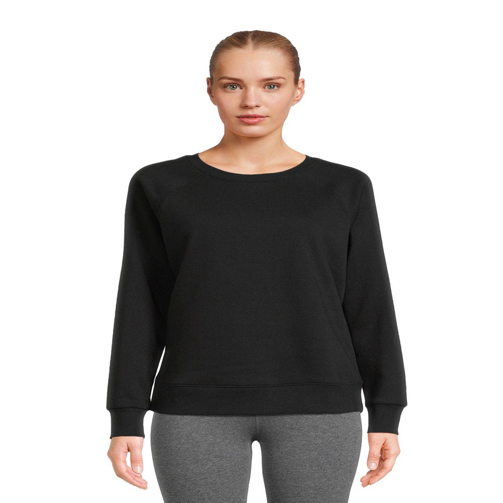 Athletic Works Women'S Fleece Crewneck Sweatshirt, Sizes XS-XXXL