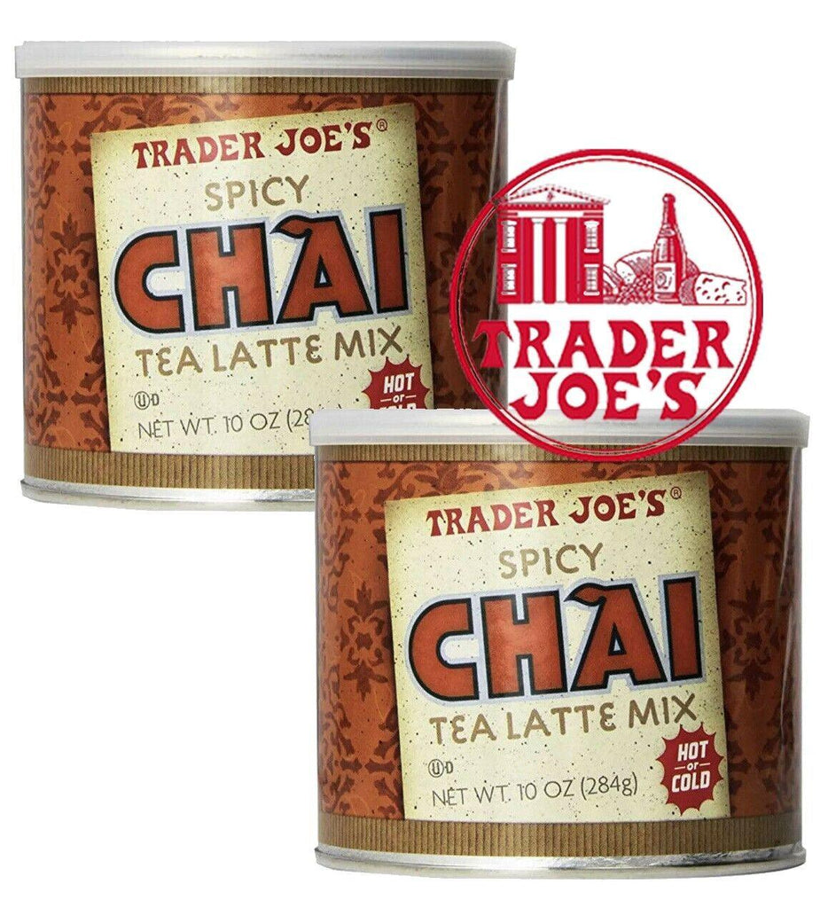 Pack 2 🔥 Trader Joe'S Spicy Chai Tea Latte Mix 10 Oz 🔥