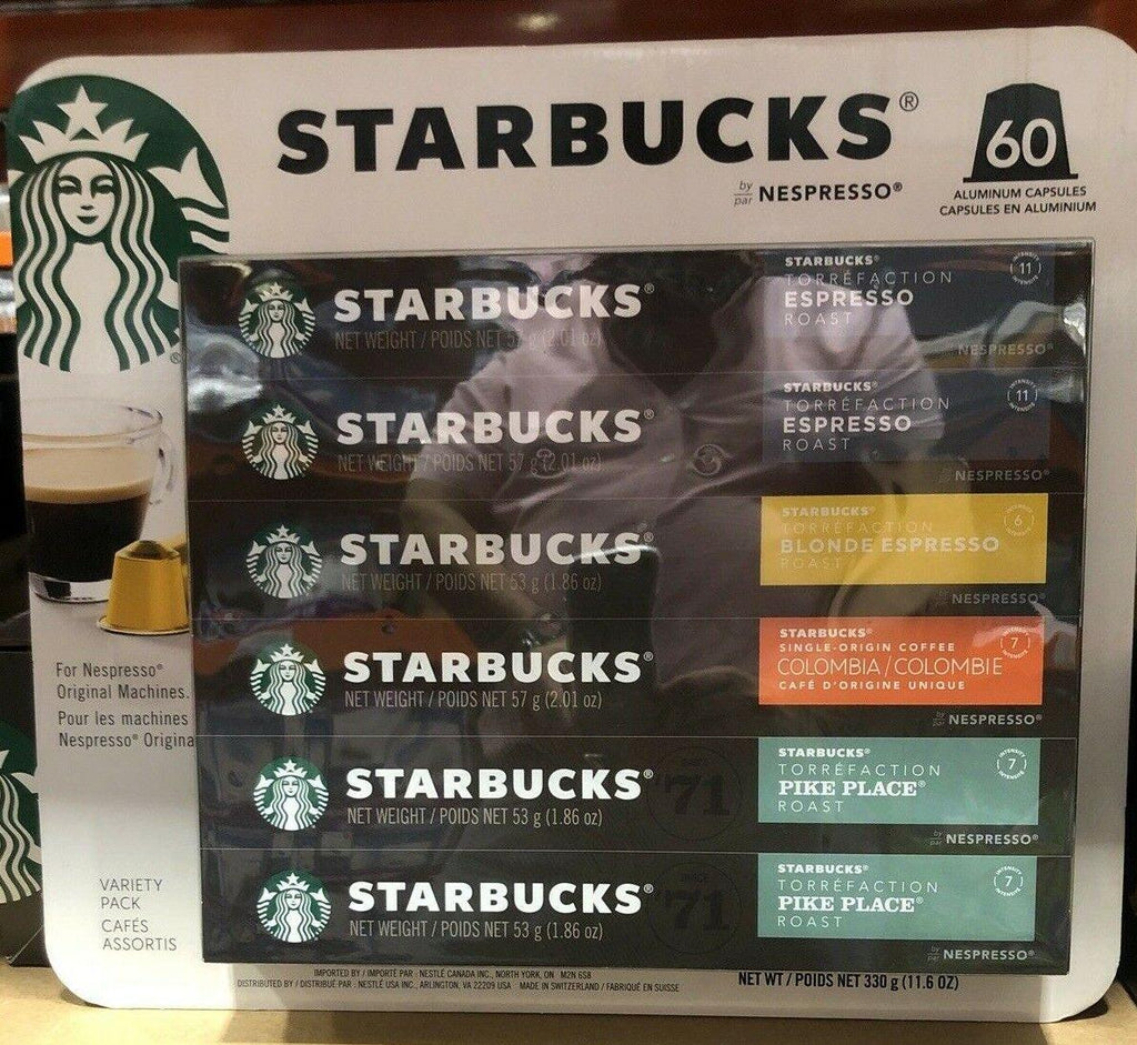 Starbucks Espresso Aluminum Capsules - 60 Ct