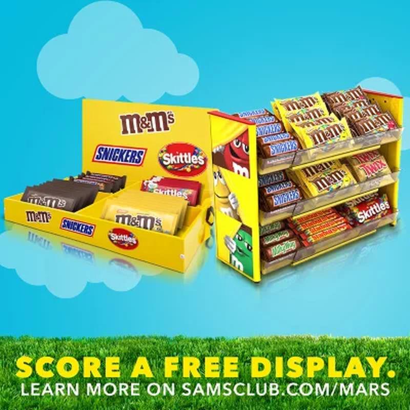 M&M'S Peanut Milk Chocolate Full Size Bulk Candy (48 Ct.)