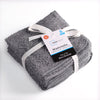 Mainstays Soft & Plush Adult 6-Piece Washcloth Set, Gray