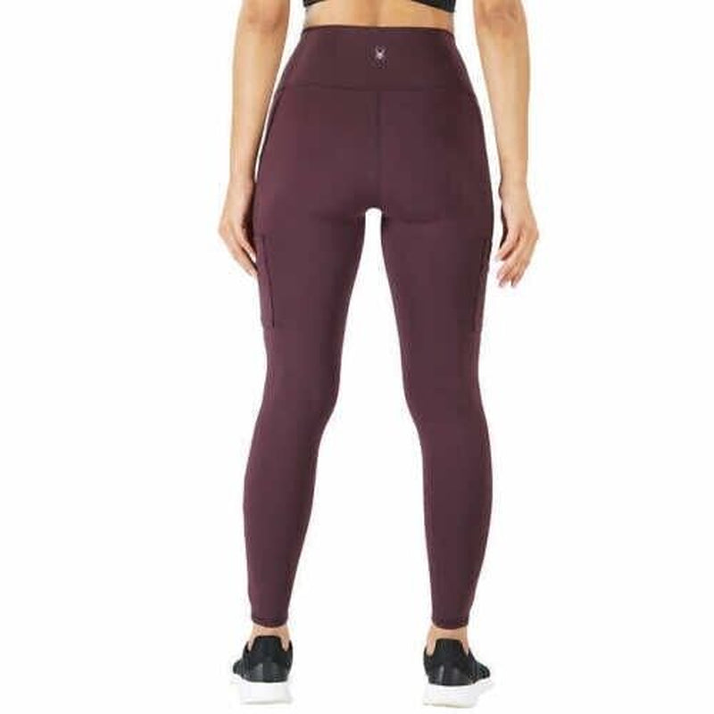 Spyder Ladies' Cargo Legging - Red - Medium - Free Shipping