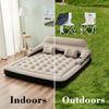 Honeydrill King Size Air Mattress Sofa Bed for Camping, Portable Inflatable Couch with Soft Pillow (Pump Not Included)