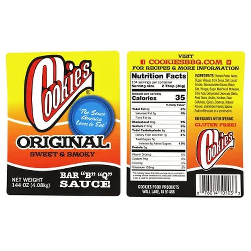 Cookies Original Bar "B" "Q" Sauce (1 Gal.)