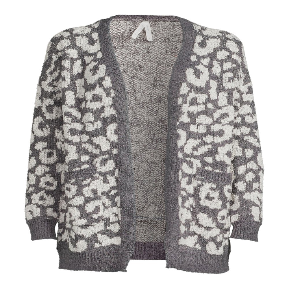 Dreamers by Debut Women'S Open Front Print Cardigan Sweater, Midweight