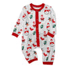 Baozhu Family Matching Sets Christmas Pajamas Dad Mom Kids Baby Xmas Snowman and Santa Claus Print Long Sleeve Home Wear