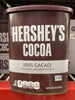 HERSHEY'S Natural Unsweetened 100% Hot Cocoa, Baking, 23 Ounce Can PACK of 1