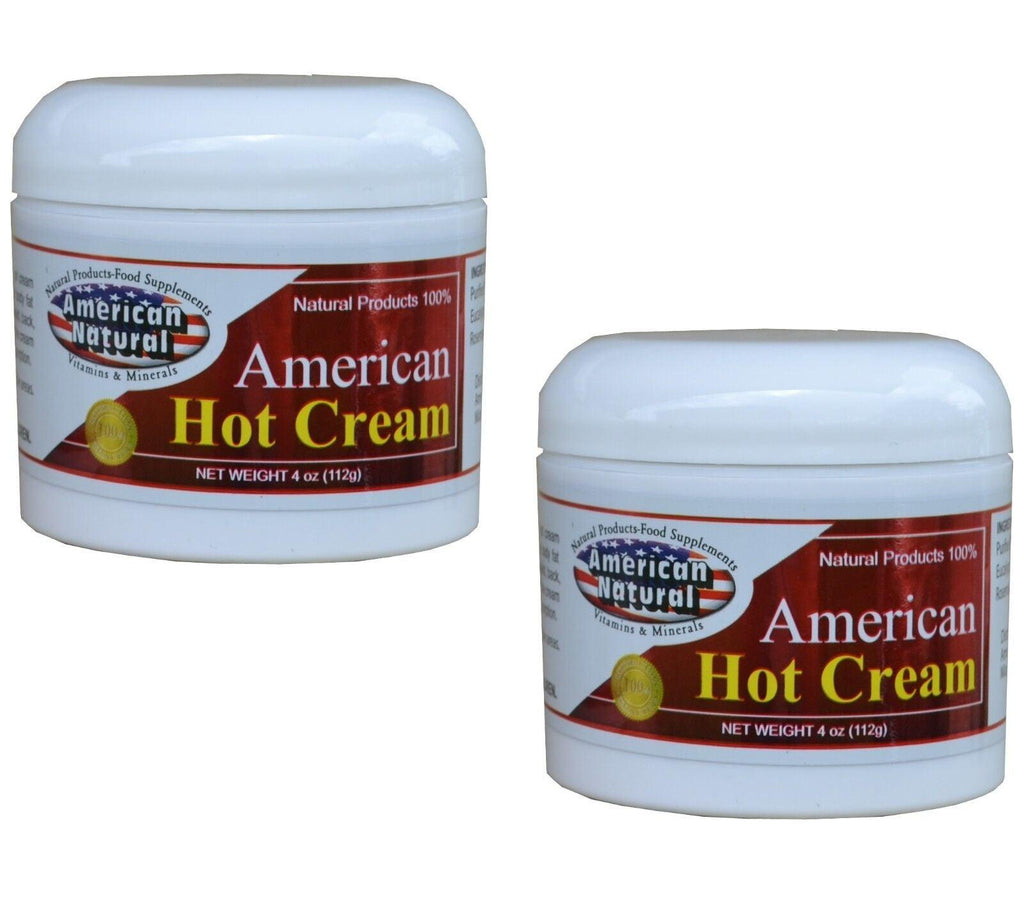 X2 UNID AMERICAN HOT CREAM CREMA REDUCTORA 4Oz LIPO GEL REDUCTOR QUEMA GRASA