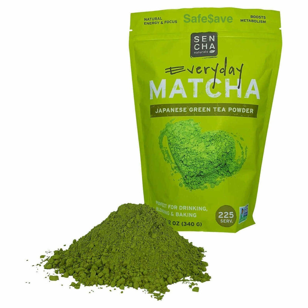 X2 SENCHA NATURALS ORGANIC MATCHA JAPANESE GREEN TEA POWDER VALUE 12 OZ.