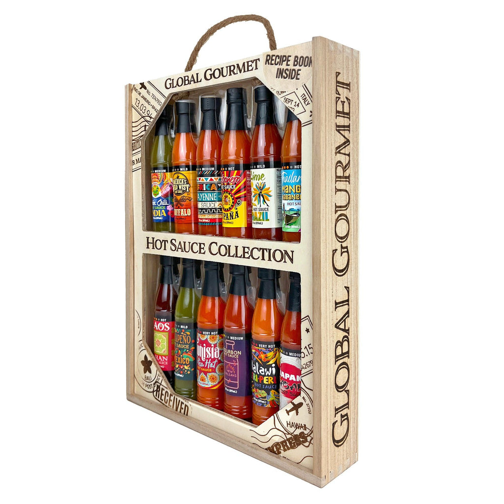 Global Gourmet 12-piece Hot Sauce Collection, 2-pack