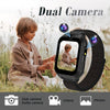 PTHTECHUS 1.54" Smart Watch for Boys Girls Smartwatch for Kids with Dual Camera Games Video MP3 Children Touch Screen Black