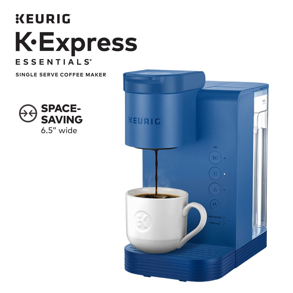 Keurig K-Express Essentials Single-Serve K-Cup Pod Coffee Maker, Pacific Blue