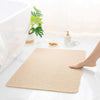 SIXHOME Shower Mats for Bathtub 17"X30" Non Slip Bathtub Mat PVC Loofah Bath Mat for Tub Quick Drying Shower Stall Mat Comfortable Textured Surface Bathroom Floor Mats for Wet Areas Beige