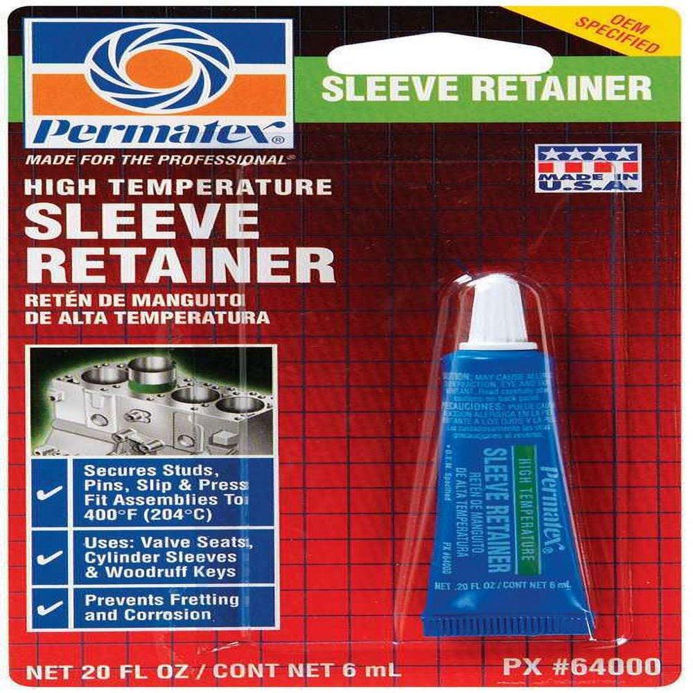 Permatex High Temperature Sleeve Retainer, 6Ml Tube, Sold by Tube