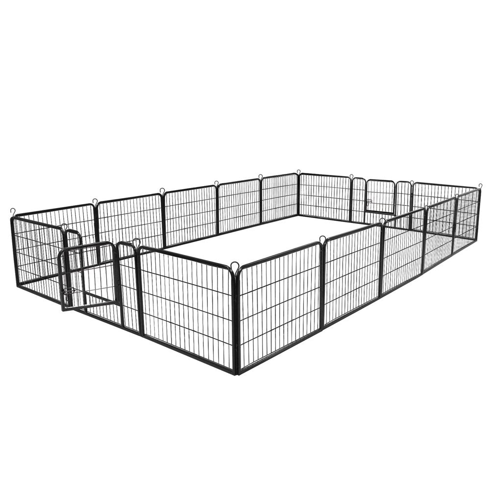 Zenstyle Foldable Detachable Multiple Shape Pet Playpen 16 Panel Dog Kennel Exercise