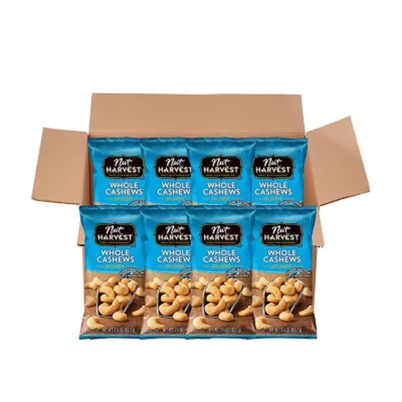 Nut Harvest Whole Cashews (2.25 Oz., 8 Ct.)