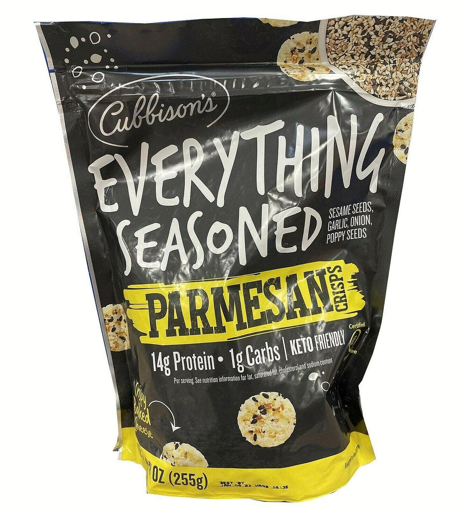 Cubbison’S Everything Seasoned Parmesan Criisps 9 Oz