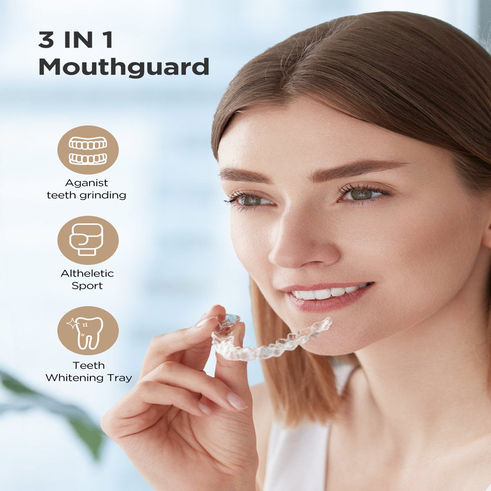 Fairywill Mouth Guard for Grinding Teeth, Night Guards for Teeth Grinding,Moldable Dental Night Guard to Prevent Bruxism , Teeth Whitening Trays, Pro Dental Guard for Moldable,10 Packs