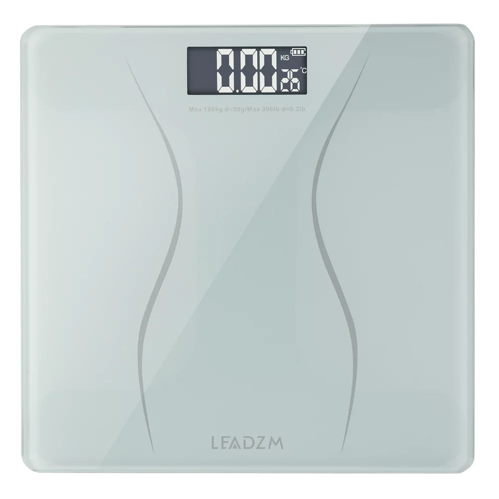 Ktaxon Bathroom Weight Scale, Highly Accurate Digital Bathroom Body Scale, Measures Weight up to 180Kg/396 Lbs., White