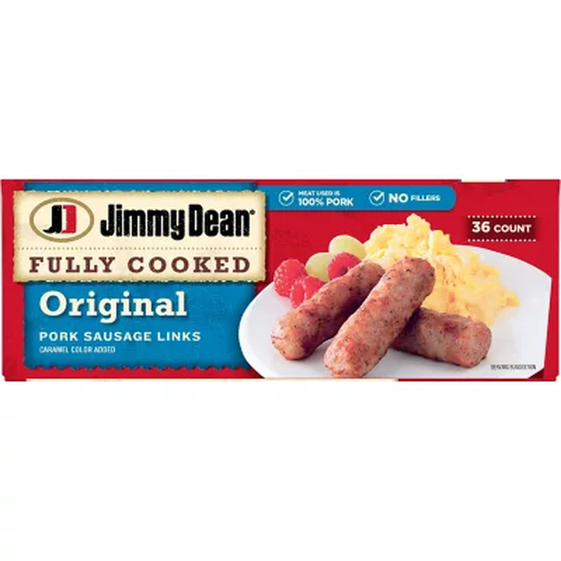 Jimmy Dean Fully Cooked Original Pork Sausage Links (36 Ct.)