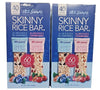 2 Packs 180 Snacks Skinny Rice Bar Variety 40 CT