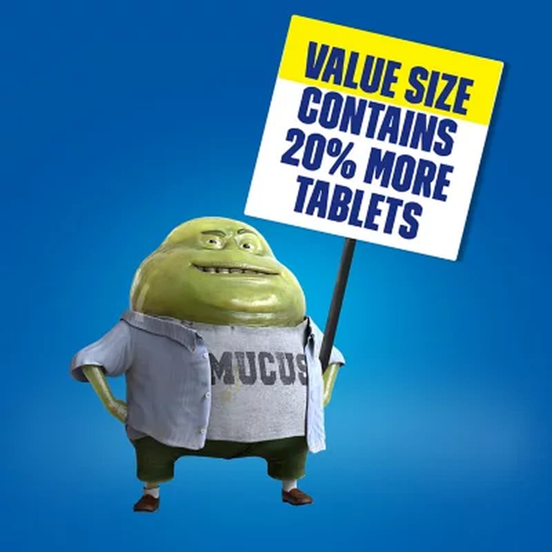 Mucinex 12-Hour 600Mg Chest Congestion & Mucus Relief Tablets (120 Ct.)