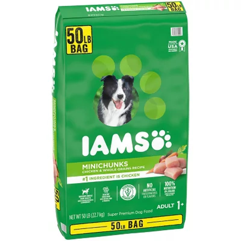 Iams Adult Proactive Health Minichunks Chicken Dry Dog Food (50 Lbs.)