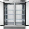 Maxx Cold 54" Commercial Reach-In Freezer with Stainless Interior and Exterior