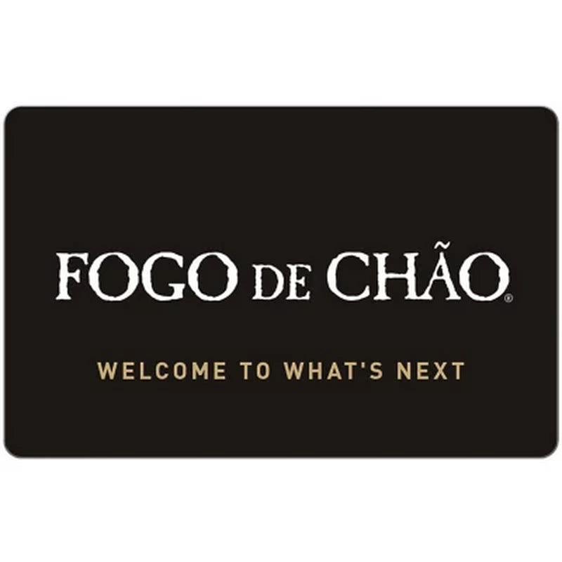 Fogo De Chao Steakhouse $100 Value Gift Cards - 2 X $50