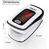 ANKOVO Fingertip Pulse Oximeter with Batteries&Lanyard, Bar Graphs, Heart Rate Monitor（Ship in Random Colors）