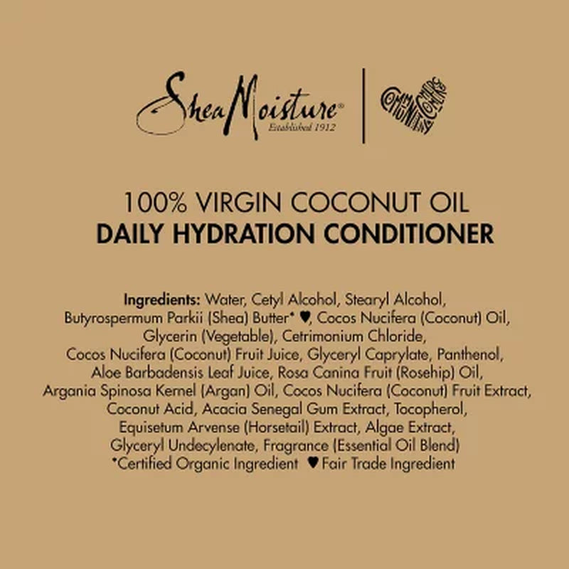 Shea Moisture 100% Virgin Coconut Oil Daily Hydration Conditioner (34 Fl. Oz.)