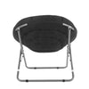 Urban Shop Polyester Folding Chair, Black