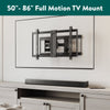 Onn. Ultra-Slim Full Motion TV Wall Mount for 50" to 86" Tvs, up to 20° Tilting