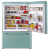 Unique Classic Retro 30" Frost Free 17.7 Cu/Ft Freestanding Bottom Freezer Refrigerator, ENERGY STAR Certified