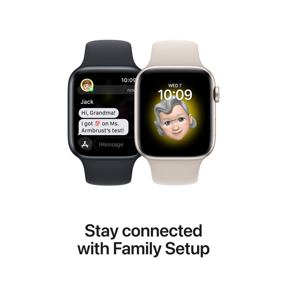 Apple Watch SE (1St Gen) GPS + Cellular 40Mm Gold Aluminum Case Starlight Sport Band - Regular with Family Set Up