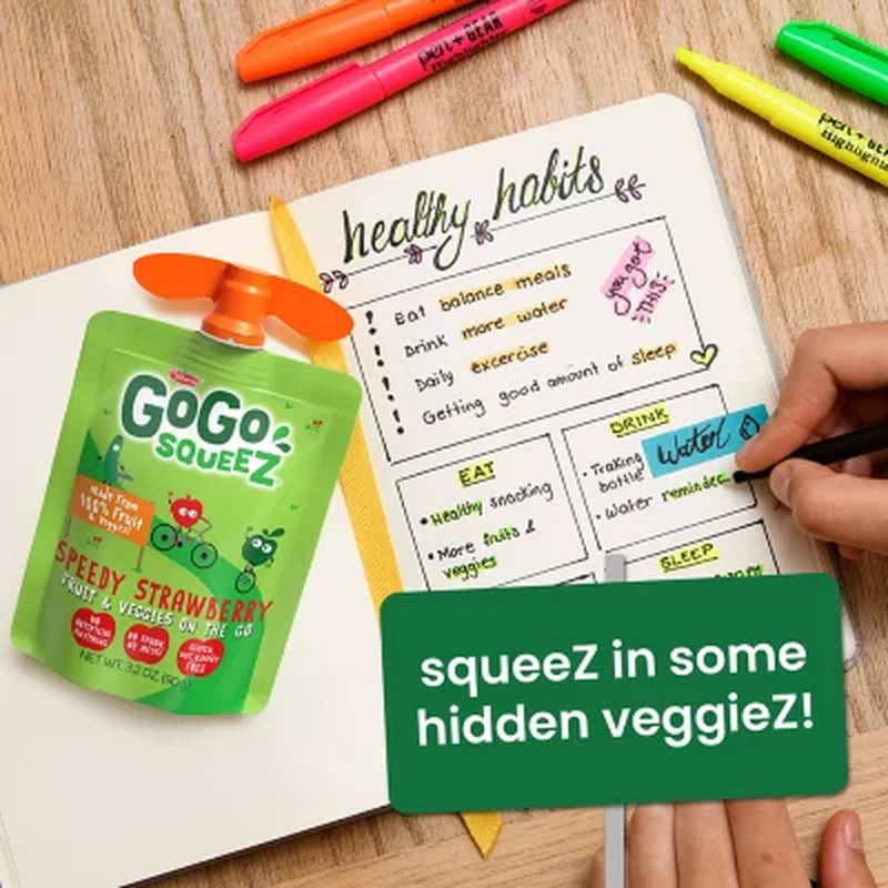 Gogo Squeez Fruit & Veggiez Applesauce Pouches (3.2 Oz., 24 Ct.)