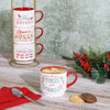 Wanda June Home Santa'S Fuel 15-Ounce Stoneware Mug 5-Piece Set with Metal Rack by Miranda Lambert