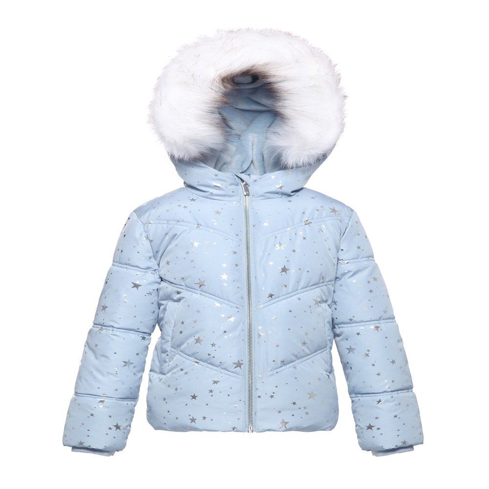 Rokka&Rolla Girls' Heavy Winter Puffer Jacket Bubble Coat, Sizes 4-16