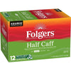 Folgers Half Caff Coffee Keurig K-Cup Pods, 72 Count