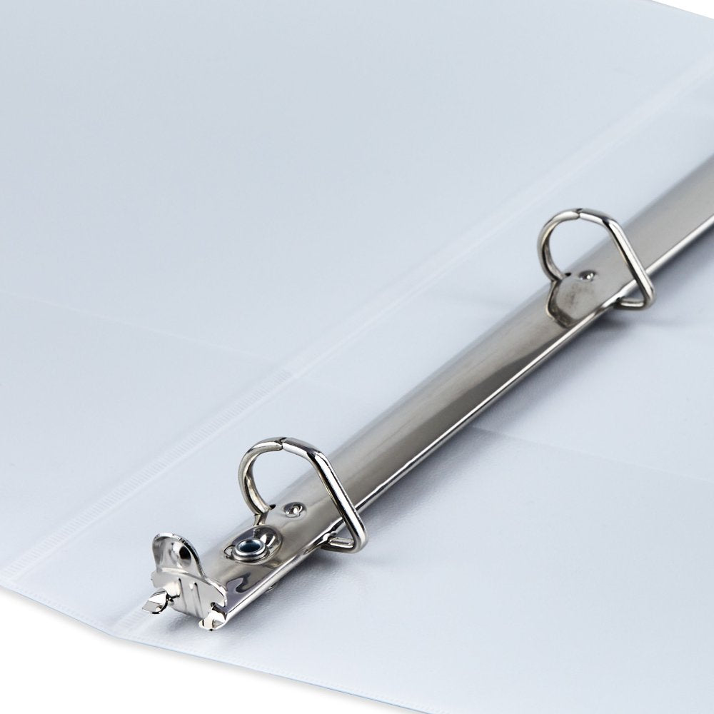 Pen+Gear 3-Ring Durable View Binder, 1/2 " Slant D-Rings, White